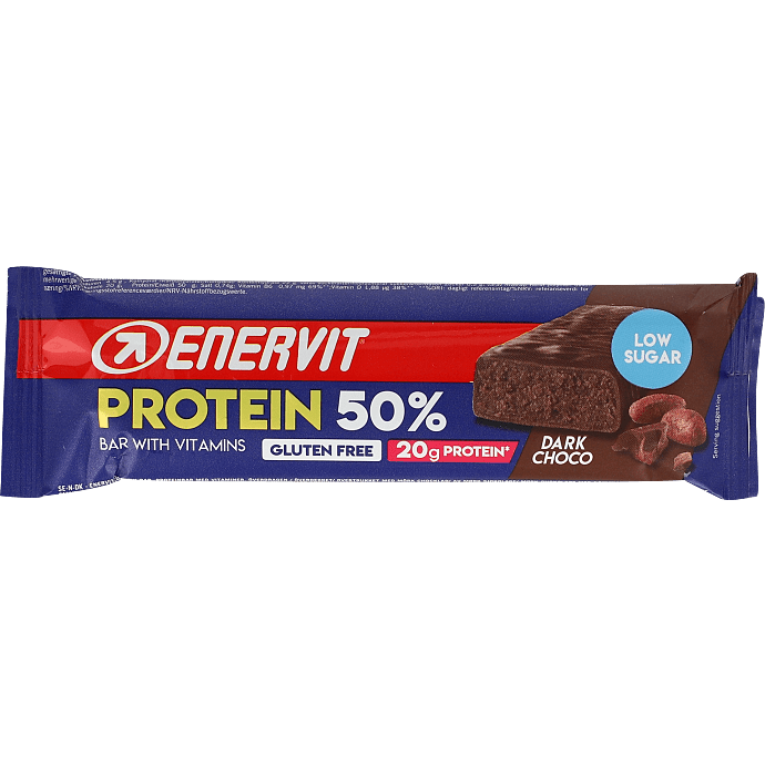 Proteinbar m. mørk chokolade