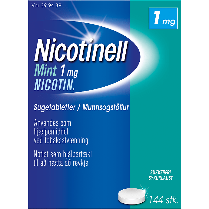 Nikotinsugetabletter Mint sukkerfri