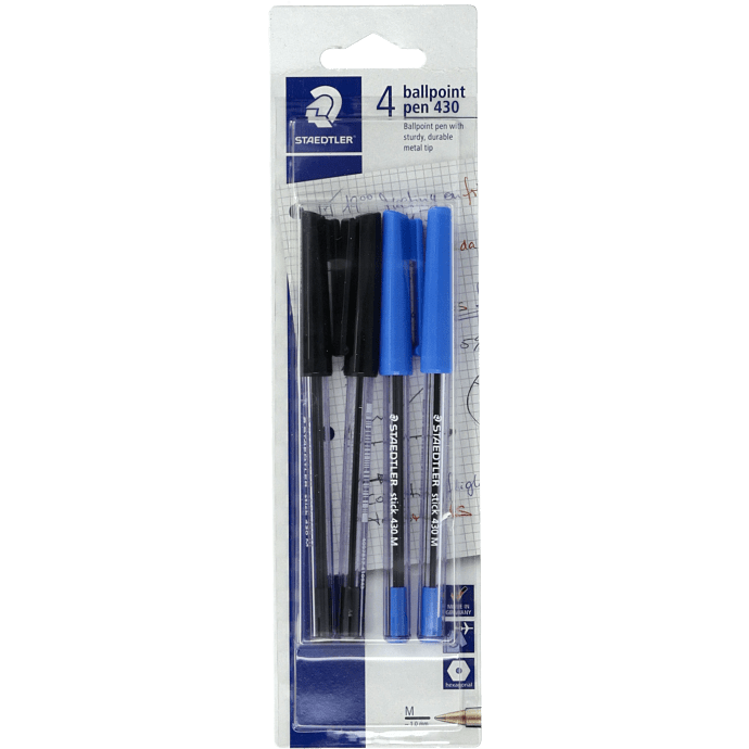 Staedtler kuglepen 4-pak