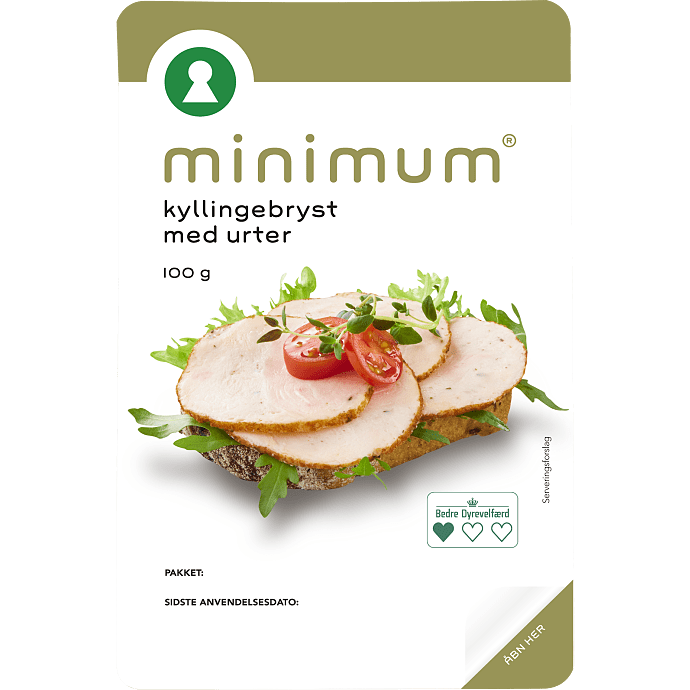Kyllingebryst i skiver m. urter