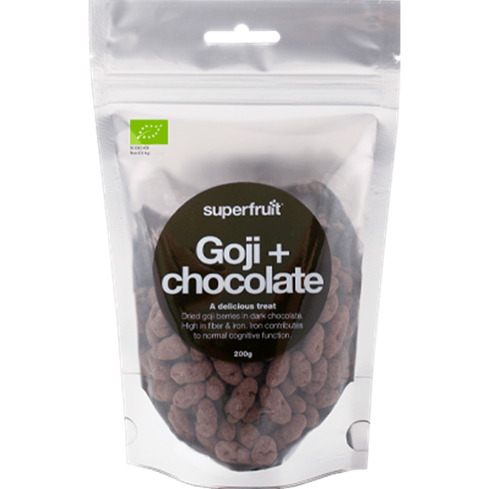 Gojibær m. chokolade øko