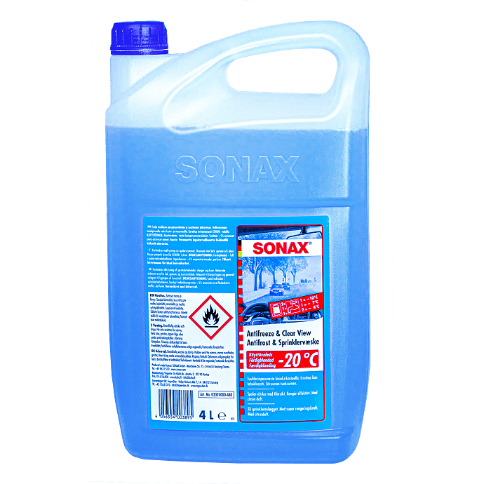 Sonax sprinklervæske -20 grader 4 liter