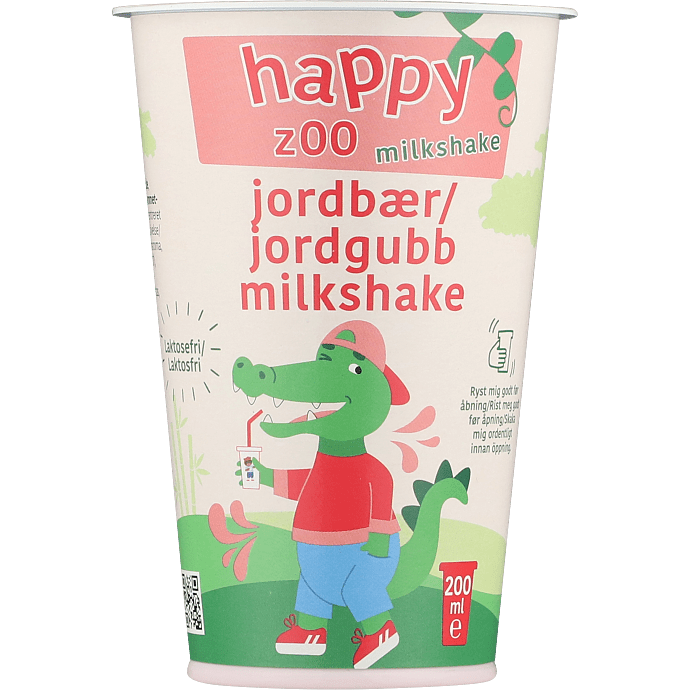 Milkshake m. jordbærsmag