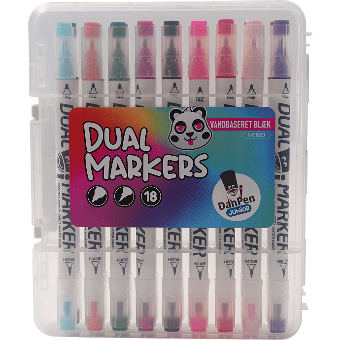 Danpen junior dual markers 18-pak