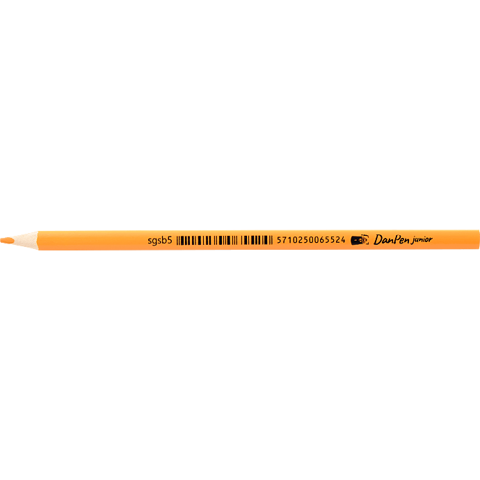 Danpen junior regular farveblyant - lys orange