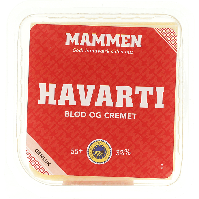 Havarti mellemlagret 32% fedt