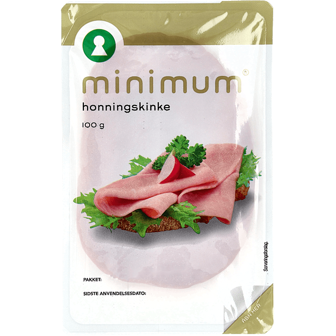 Honningmarineret skinke i skiver