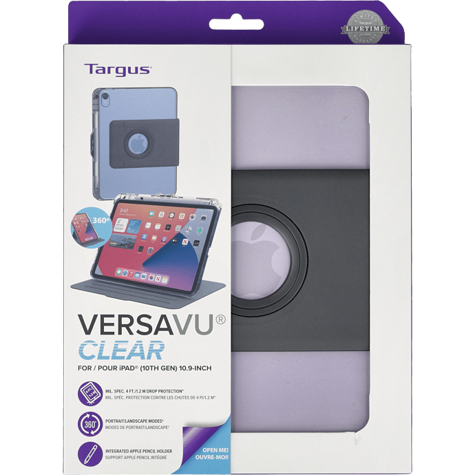 Targus versavu iPad cover 10th gen 10.9" - transparent