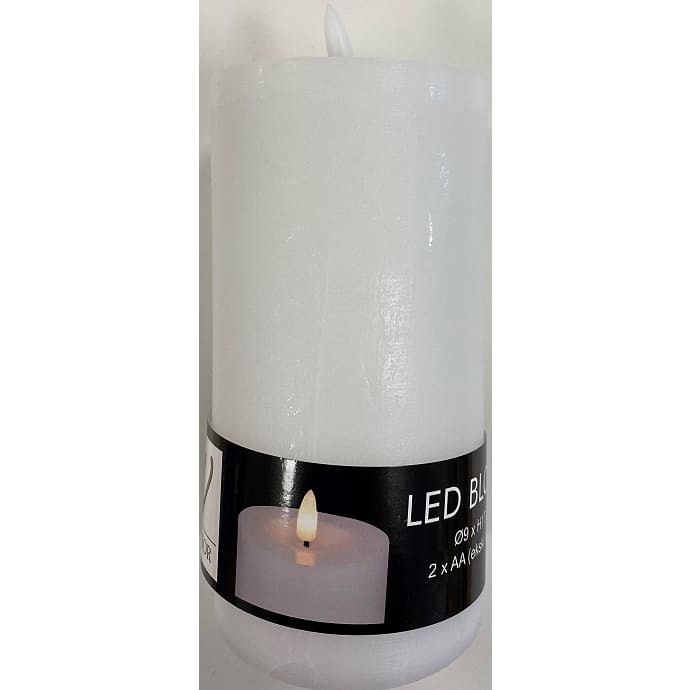 Windsor LED bloklys 9x17,5 cm - hvid