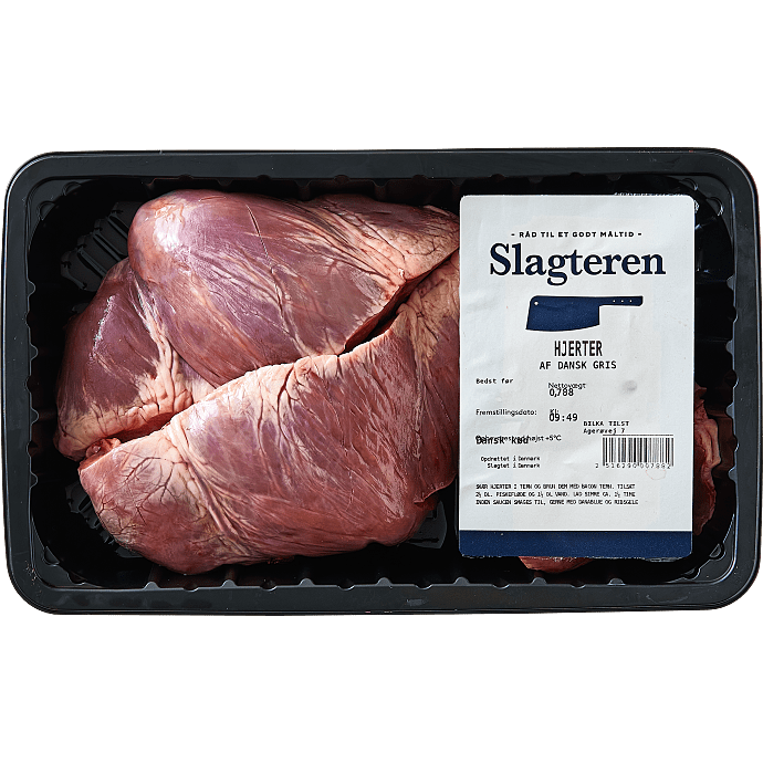 Hjerter af gris