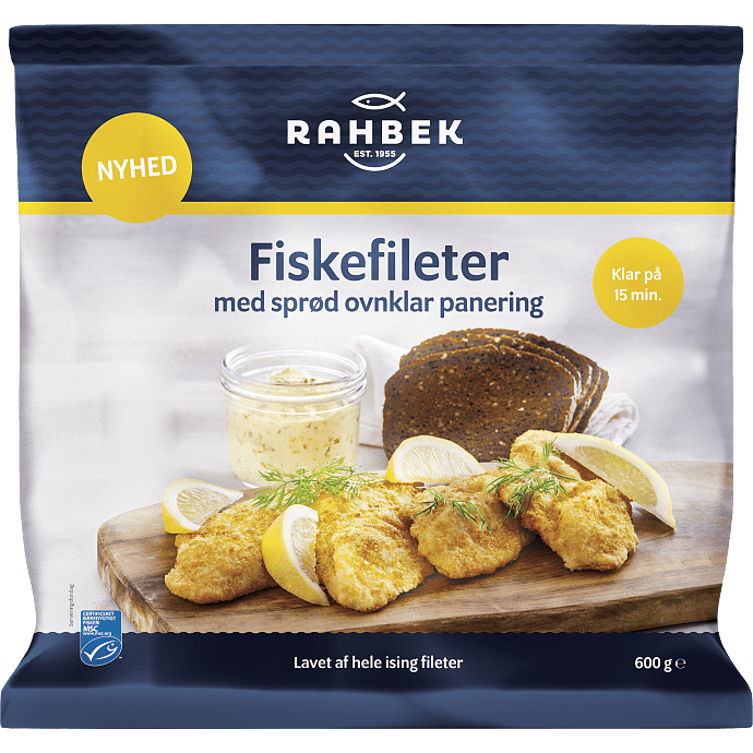 Panerede fiskefileter
