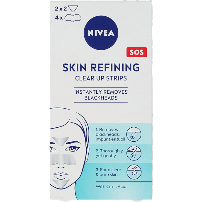 Skin Refining ansigtsstrips m. citronsyre