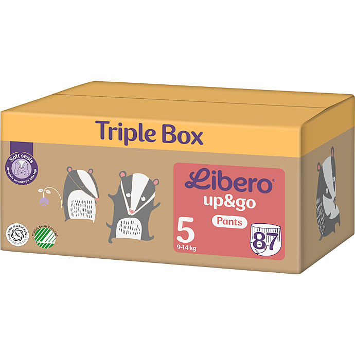 Libero bleer str. 5 9-14 kg - 87 stk