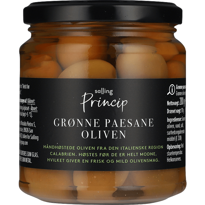 Grønne peasane oliven