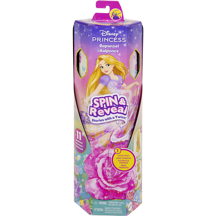 Disney Princess Spin & Reveal Rapunzel dukke