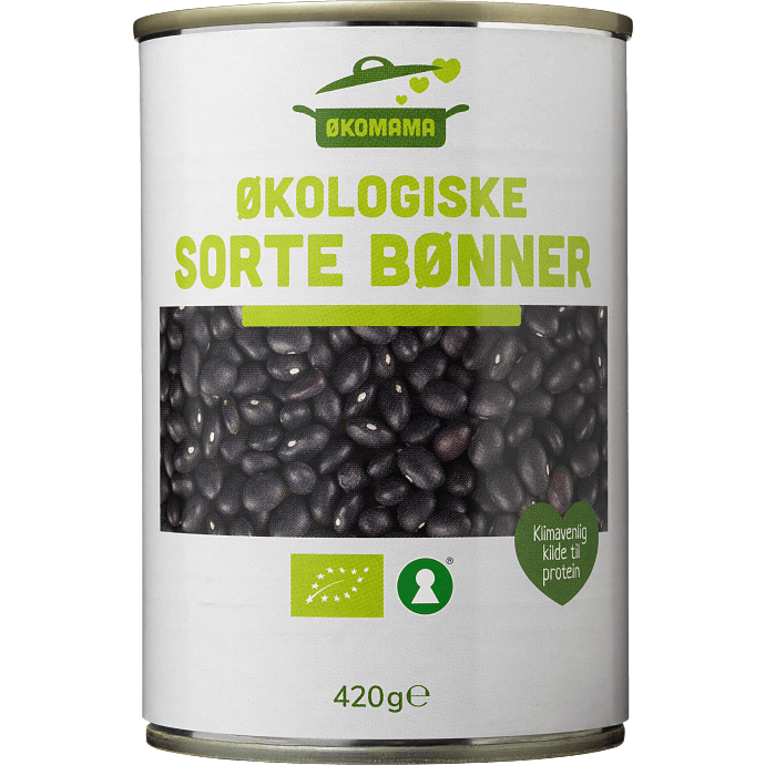Sorte bønner øko