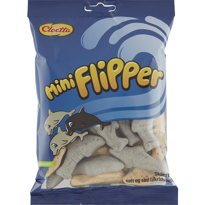 Mini Flipper m. sød og salt lakrids