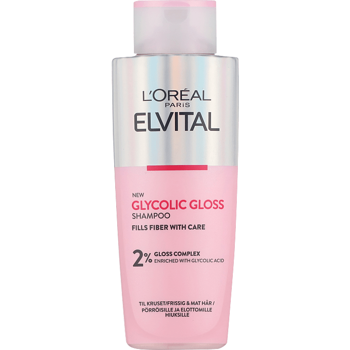 Shampoo m. glykolsyre kruset hår