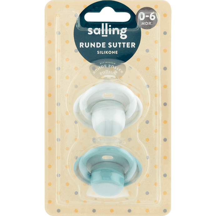 Runde sutter silikone 0-6 mdr.