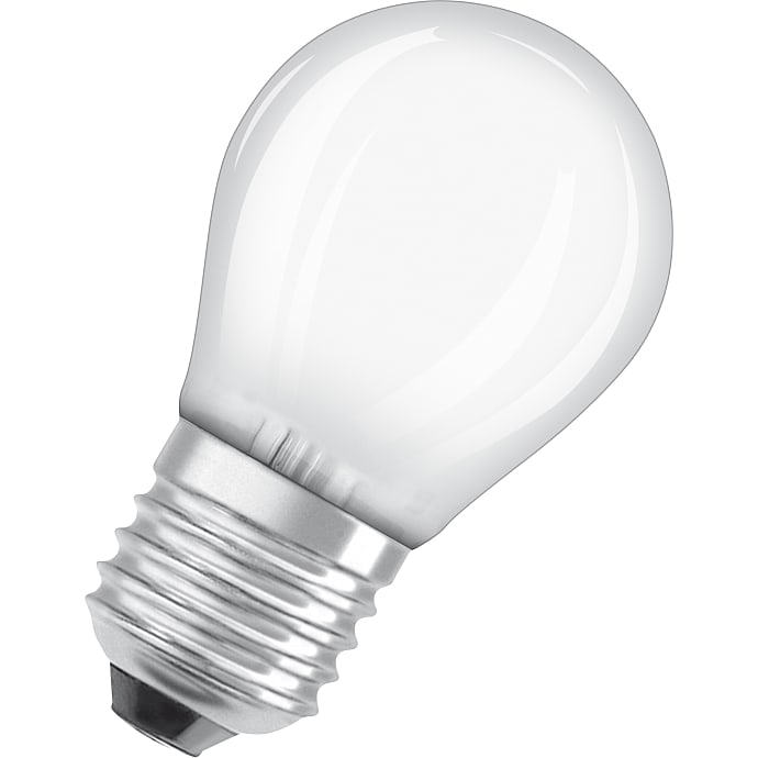 Osram 2 pak LED kronepærer 4W - varmt hvidt lys