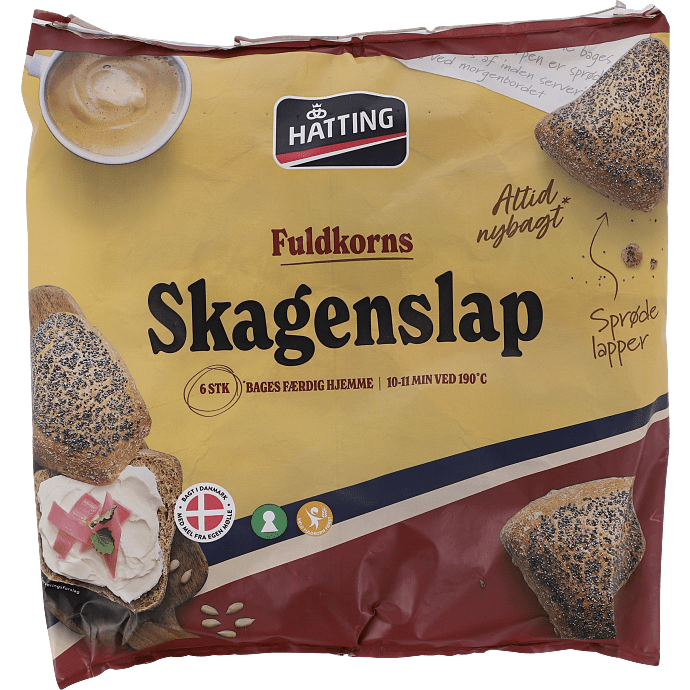 Skagenslapper m. fuldkorn
