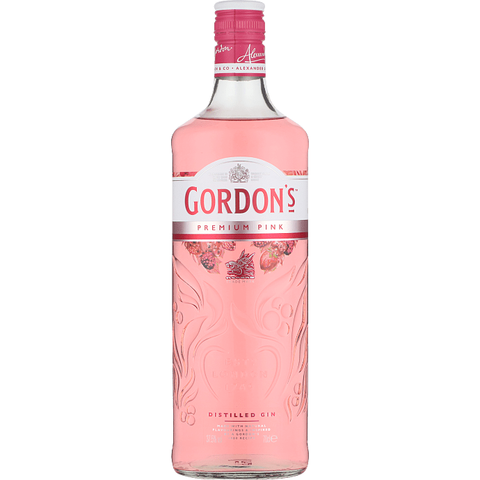 Gin m. hindbær og jordbær