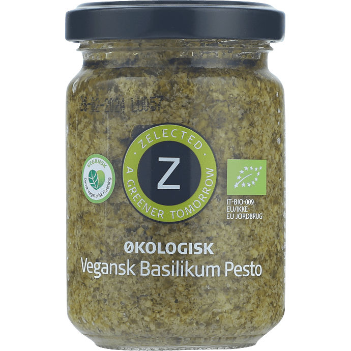 Basilikumpesto vegansk øko