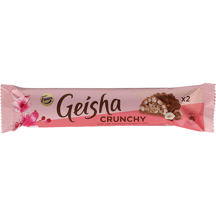 Chokoladebar m. hasselnød og nougat