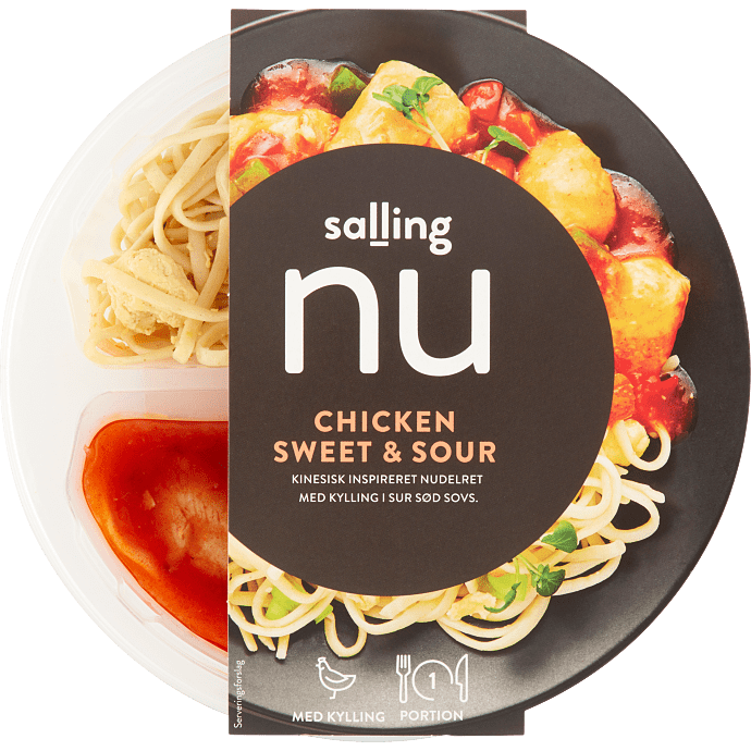 Kylling m. sursødsauce