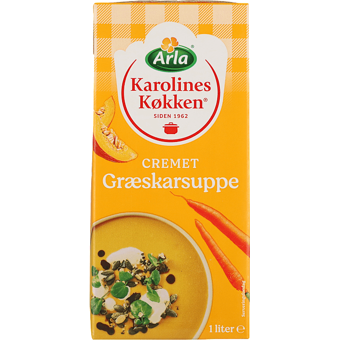 Græskarsuppe m. gulerod