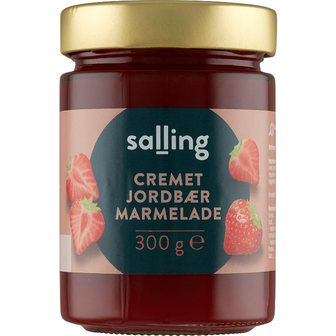 Cremet jordbærmarmelade