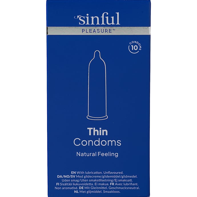 Sinful tynde kondomer 10 stk