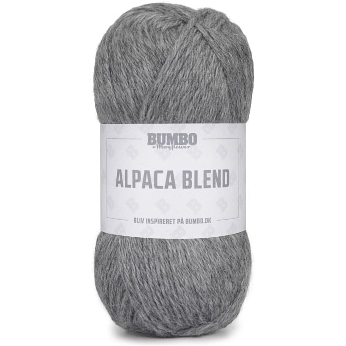 BUMBO Alpaka uldblandingsgarn - Grå 005