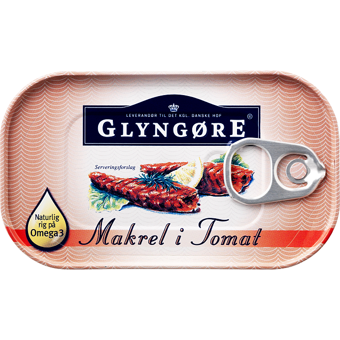 Makrelfilet i tomat