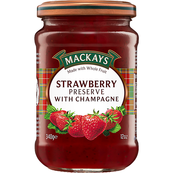 Jordbærmarmelade m. champagne