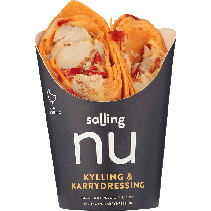 Wrap m. kylling og karry