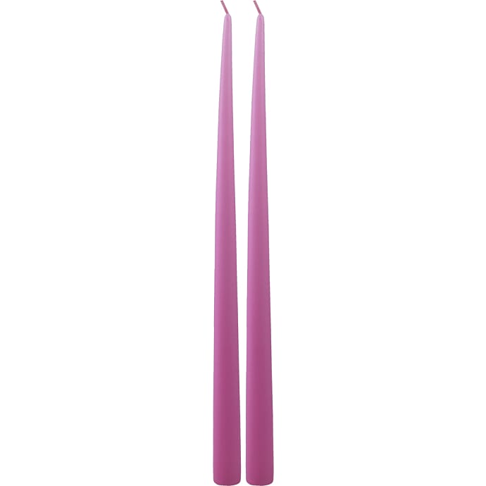 Windsor hånddyppede stagelys 39 cm 2-pak - pink