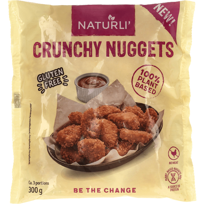 Plantebaserede nuggets vegansk