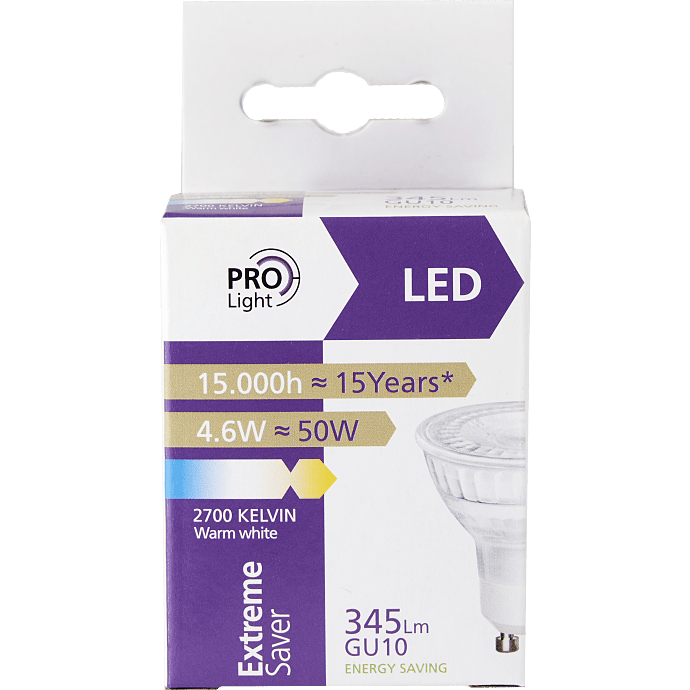 Prolight LED-pærer 50W - varmt hvidt lys