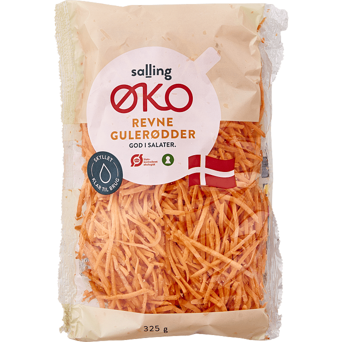 Revet gulerødder øko