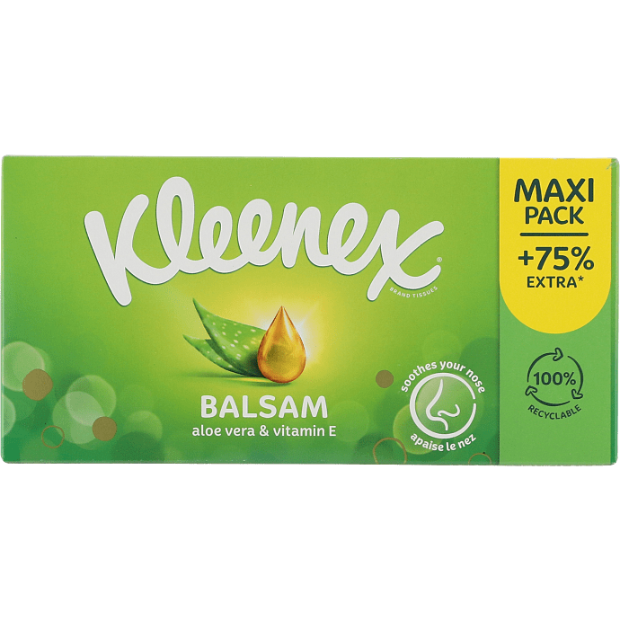 Lommetørklæder m. balsam i boks