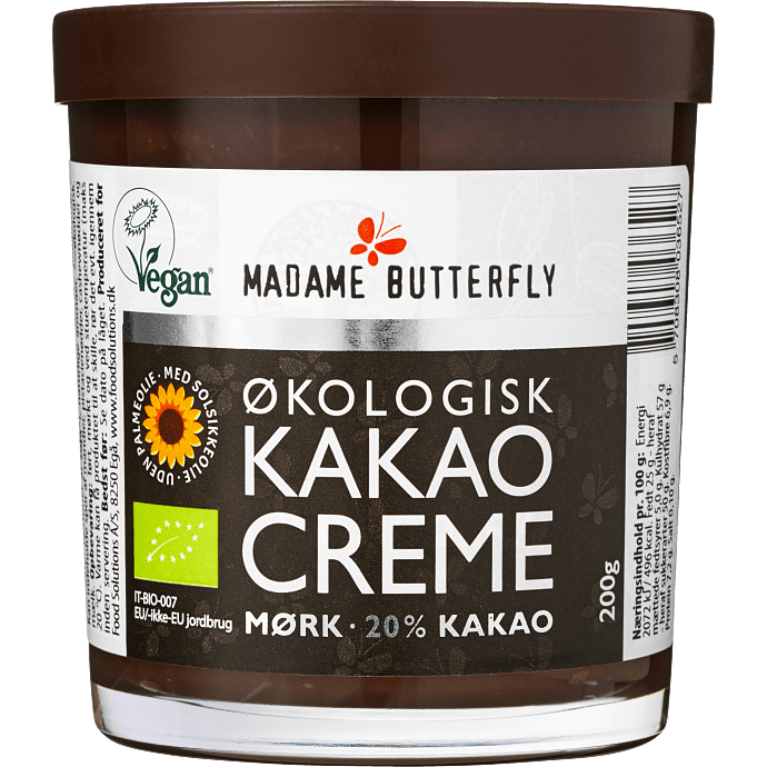 Kakaocreme 20% kakao vegansk øko