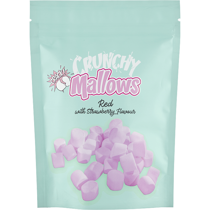 Crunchy skumfiduser m. jordbærsmag