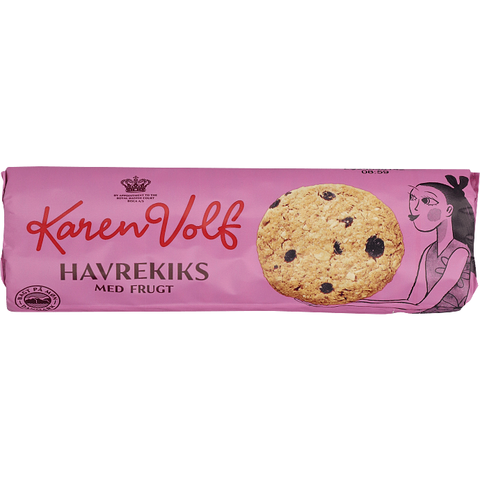 Havrekiks m. frugtsmag