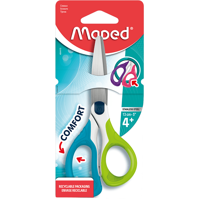 Maped Sensoft 13 cm saks - blå grøn