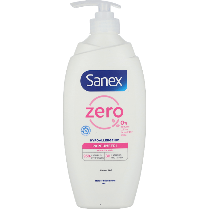 Shower gel sensitiv hud parfumefri m. pumpe