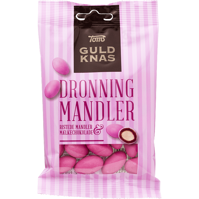 Mandler m. mælkechokolade og sukkerskal
