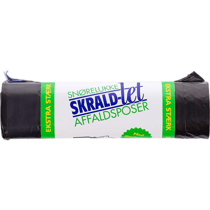 Affaldsposer m. snøreluk 15 L