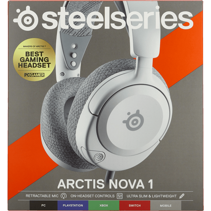 Steelseries Arctis Nova 1 Gaming Headset - White