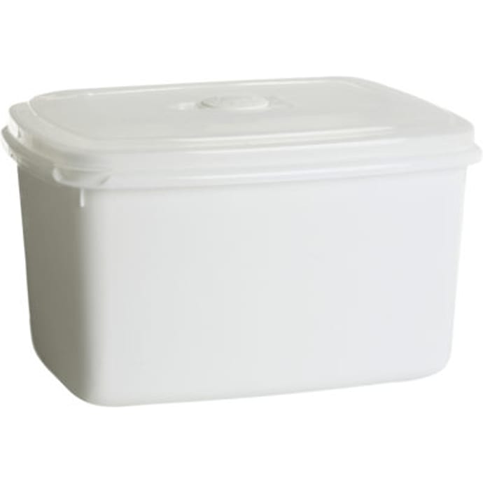 Madopbevaringsboks - hvid (2,3L)